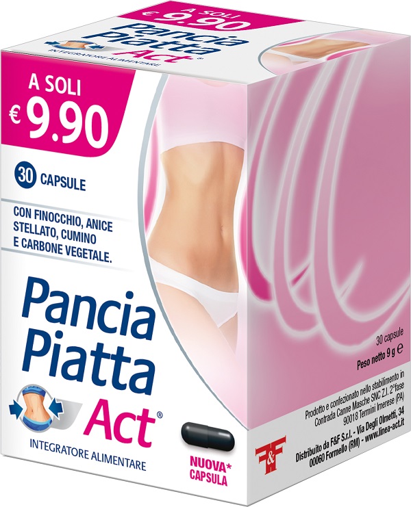 PANCIA PIATTA ACT 30 CAPSULE - pharmaonline24.it