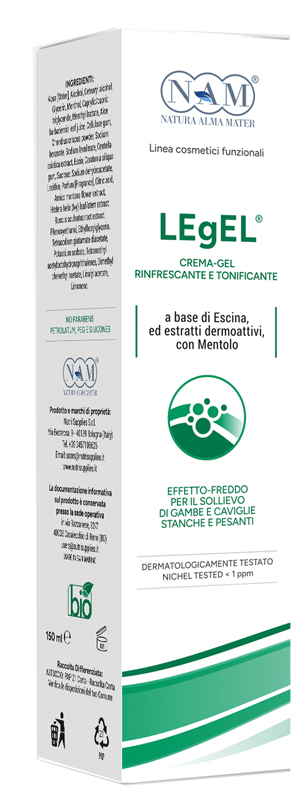 LEGEL CREMA-GEL RIFRESCANTE E TONIFICANTE PER GAMBE 150 ML - pharmaonline24.it