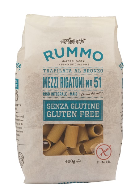 RUMMO MEZZI RIGATONI N51 DI RISO INTEGRALE E MAIS 400 G - pharmaonline24.it