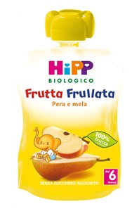 HIPP BIO FRUTTA FRULLATA PERA MELA 90 G - pharmaonline24.it