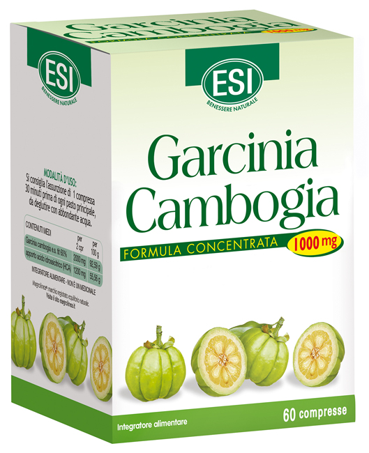 ESI GARCINIA CAMBOGIA 1000 MG 60 COMPRESSE - pharmaonline24.it