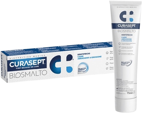 CURASEPT BIOSMALTO CARIE DENTIFRICIO 75 ML - pharmaonline24.it