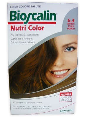 BIOSCALIN NUTRI COLOR 6,3 BIONDO SCURO DORATO SINCROB 124 ML - pharmaonline24.it
