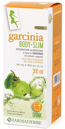 GARCINIA BODY SLIM GUSTO FRUTTI DI BOSCO 500 ML - pharmaonline24.it