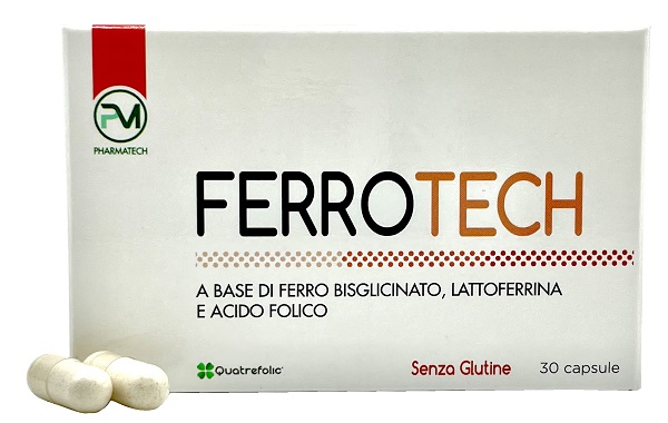 FERROTECH 30 CAPSULE DA 550MG - pharmaonline24.it