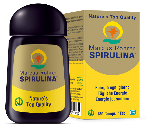 SPIRULINA MARCUS ROHRER 180 COMPRESSE - pharmaonline24.it