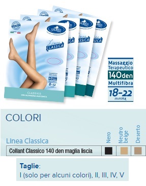 SAUBER COLLANT 140 DENARI MAGLIA LISCIA NEUTRO BEIGE 3 LINEA CLASSICA - pharmaonline24.it
