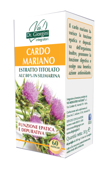 CARDO MARIANO ESTRATTO TITOLATO 60 PASTIGLIE - pharmaonline24.it