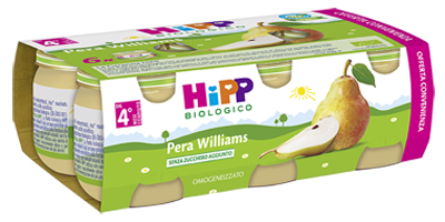 HIPP BIO OMOGENEIZZATO PERA WILLIAMS 6X80 G - pharmaonline24.it