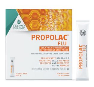 PROPOL AC FLU EFFERVESCENTE 10 BUSTINE - pharmaonline24.it