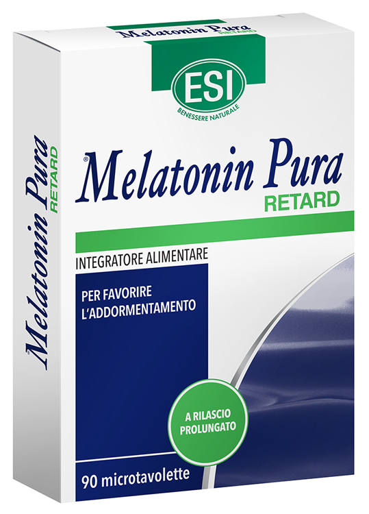 ESI MELATONIN PURA RETARD 90 MICROTAVOLETTE - pharmaonline24.it