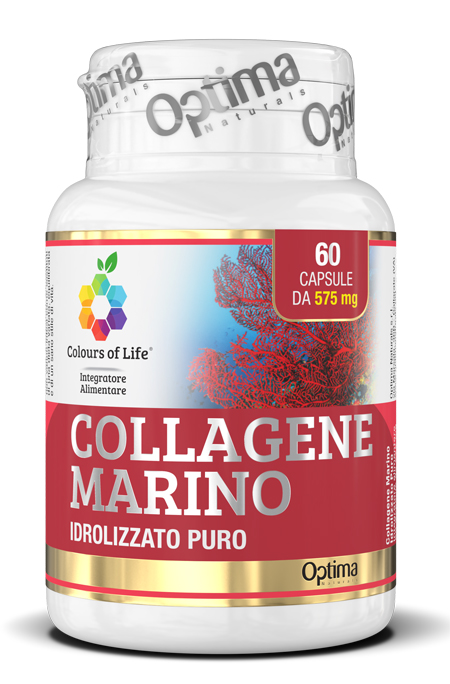 COLOURS OF LIFE COLLAGENE MARINO IDROLIZZATO PURO 60 CAPSULE 575 MG - pharmaonline24.it