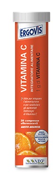 ERGOVIS VIT C 1000MG 20 COMPRESSE EFFERVESCENTI - pharmaonline24.it