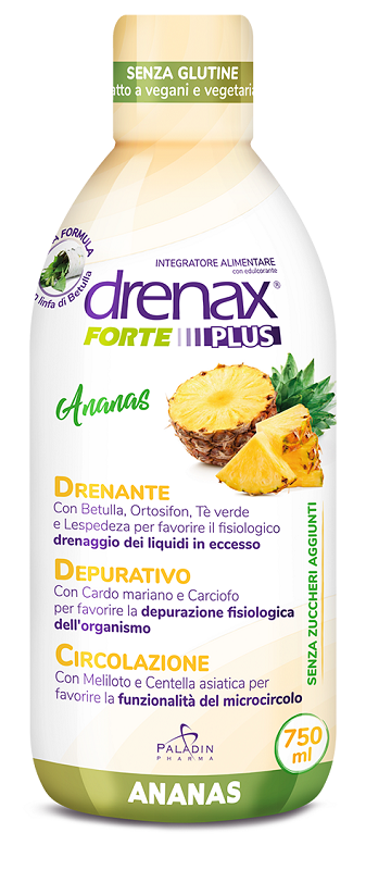 DRENAX FORTE PLUS ESOTICO CON ESTRATTO D'ANANAS 750 ML - pharmaonline24.it