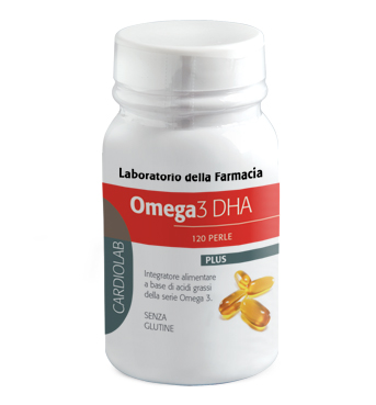 LABORATORIO DELLA FARMACIA OMEGA 3 DHA PLUS 120 PERLE LINEA CARDIOLAB - pharmaonline24.it