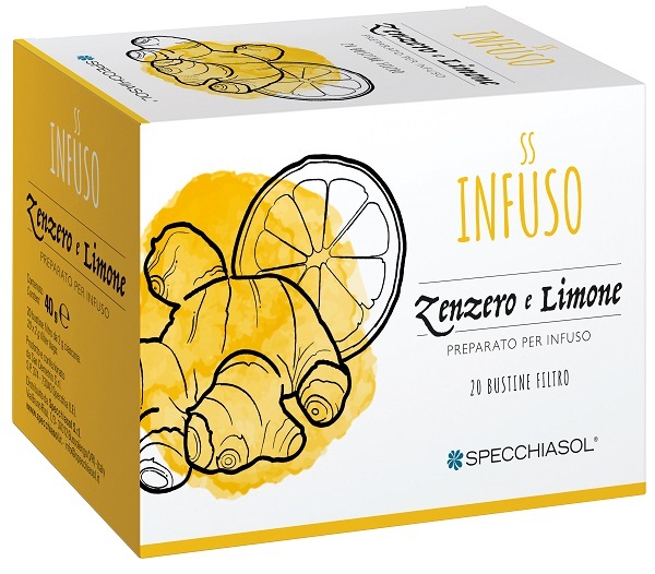 INFUSO TISANA ZENZERO + LIMONE 20 FILTRI - pharmaonline24.it
