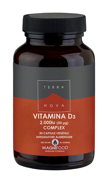 TERRANOVA COMPLESSO DI VITAMINA D3 2000 IU (50UG) 50 CAPSULE - pharmaonline24.it