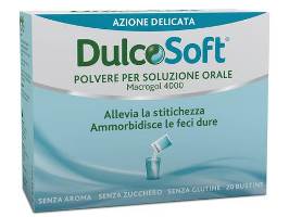 DULCOSOFT POLVERE PER SOLUZIONE ORALE 20 BUSTINE - pharmaonline24.it