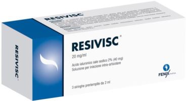 SIRINGA INTRA-ARTICOLARE RESIVISC ACIDO IALURONICO 40 MG 2 ML 3 PEZZI - pharmaonline24.it