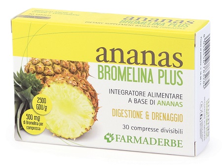 ANANAS BROMELINA PLUS 30 COMPRESSE - pharmaonline24.it