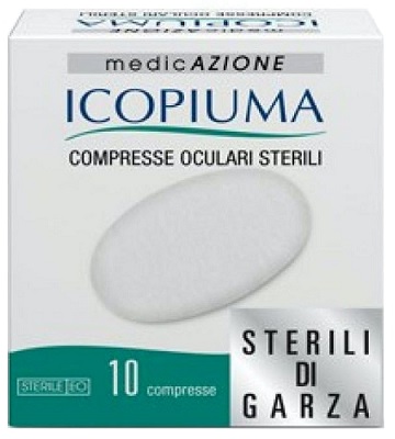 COMPRESSE OCULARI ADESIVE STERILI 10 PEZZI - pharmaonline24.it