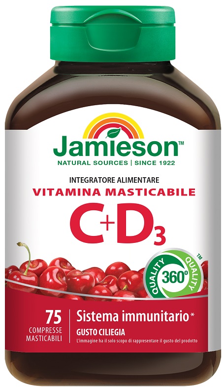 JAMIESON VITAMINA C 500 + D 75 COMPRESSE - pharmaonline24.it