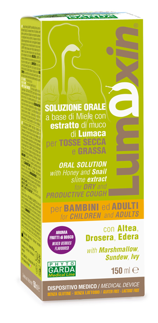 LUMAXIN DISPOSITIVO MEDICO SCIROPPO ADULTI/BAMBINI 150 ML - pharmaonline24.it