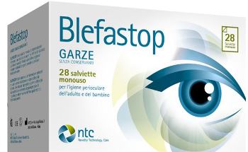 BLEFASTOP GARZA CON HY-TER IN COTONE PIEGATA CON FILO DI BARIO 28 PEZZI - pharmaonline24.it