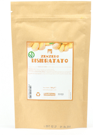 ZENZERO DISIDRATATO 100 G A FETTE SENZA ZUCCHERO - pharmaonline24.it