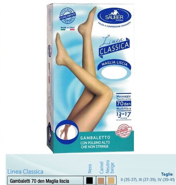 SAUBER GAMBALETTO MAGLIA LISCIA 140 DENARI NERO 3 - pharmaonline24.it