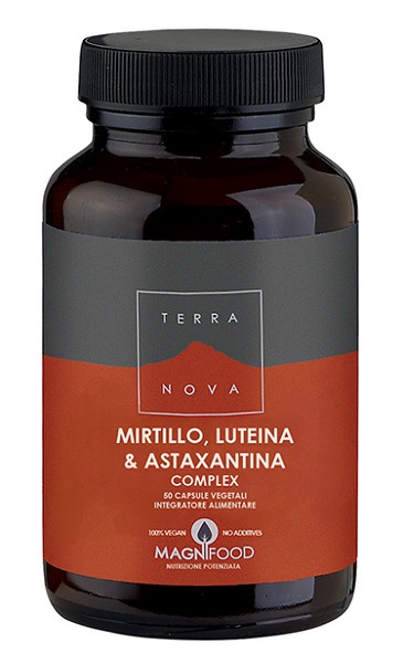 TERRANOVA MIRTILLO LUTEINA ASTAXANTINA SINERGIA PER GLI OCCHI 50 CAPSULE - pharmaonline24.it
