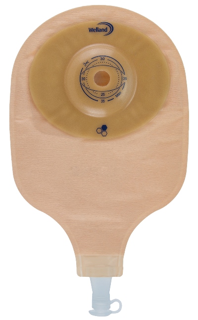 SACCA PER UROSTOMIA TRASPARENTE RITAGLIABILE AURUM CONVEX URO MIDI SMALL DIAMETRO 13-25 MM 10 PEZZI - pharmaonline24.it