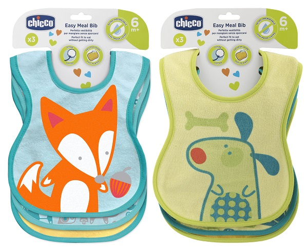 CHICCO BAVAGLINE PAPPA 6M+ 3PZ NEUTRE - pharmaonline24.it