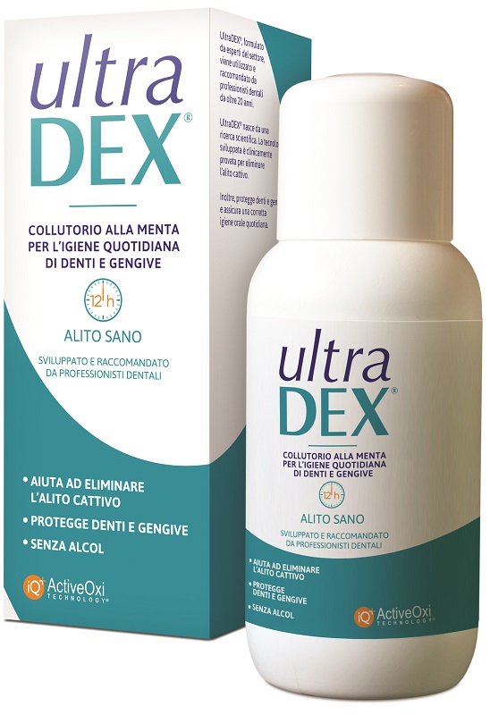 ULTRADEX COLLUTORIO ALITO SANO 250 ML SENZA ALCOOL - pharmaonline24.it