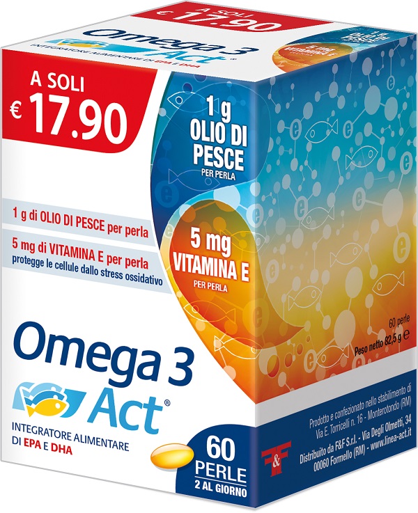 OMEGA 3 ACT 1G 60 PERLE - pharmaonline24.it