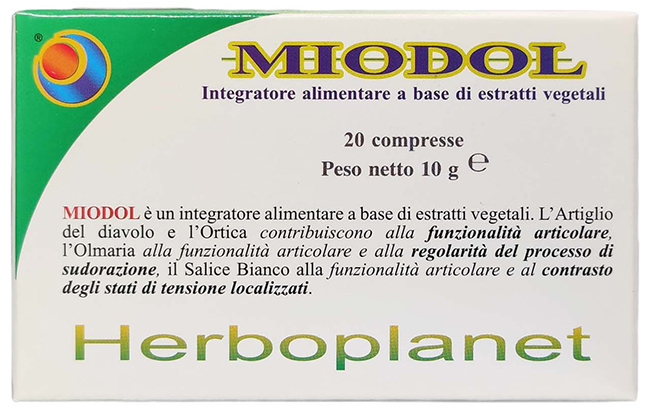 MIODOL 20 COMPRESSE BLISTER 10 G - pharmaonline24.it