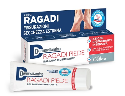 DERMOVITAMINA RAGADI PIEDI BALSAMO RIGENERANTE 75 ML - pharmaonline24.it