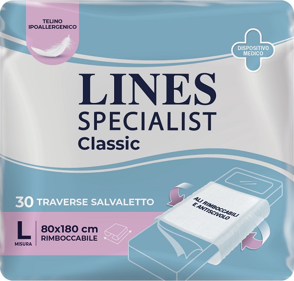 TRAVERSA LINES SPECIALIST CLASSIC 80X180 CM 30 PEZZI - pharmaonline24.it