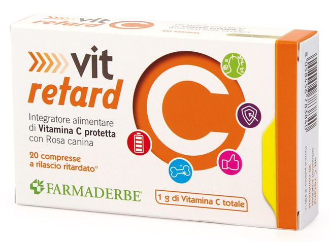 VIT C RETARD 20 COMPRESSE A RILASCIO RITARDATO - pharmaonline24.it