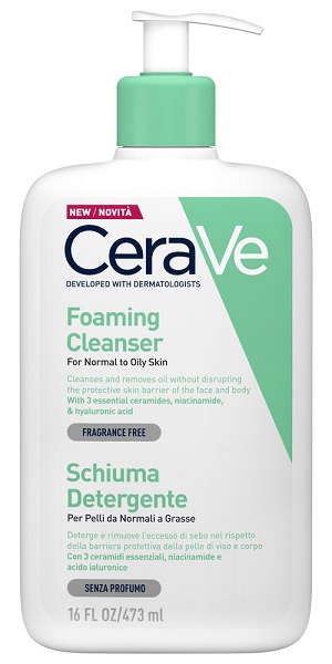 CERAVE SCHIUMA DETERGENTE VISO 473 ML - pharmaonline24.it