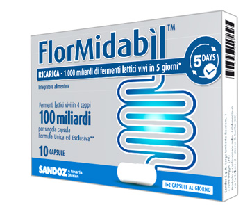 FLORMIDABIL RICARICA 10 CAPSULE - pharmaonline24.it
