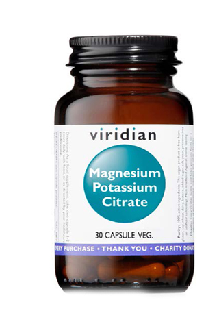 VIRIDIAN MAGNESIUM POTASSIUM CITRATE 30 CAPSULE VIRIDIAN MAGNESIO POTASSIO CITRATO - pharmaonline24.it