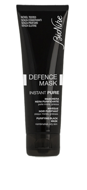 DEFENCE MASK INSTANT PURE MASCHERA NERA PURIFICANTE 75 ML - pharmaonline24.it