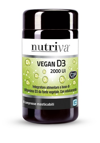 NUTRIVA VEGAN D3 60 COMPRESSE 2000 UI - pharmaonline24.it