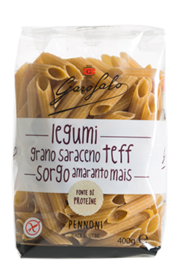 GAROFALO PENNONI PASTA SENZA GLUTINE LEGUMI E CEREALI 400 G - pharmaonline24.it