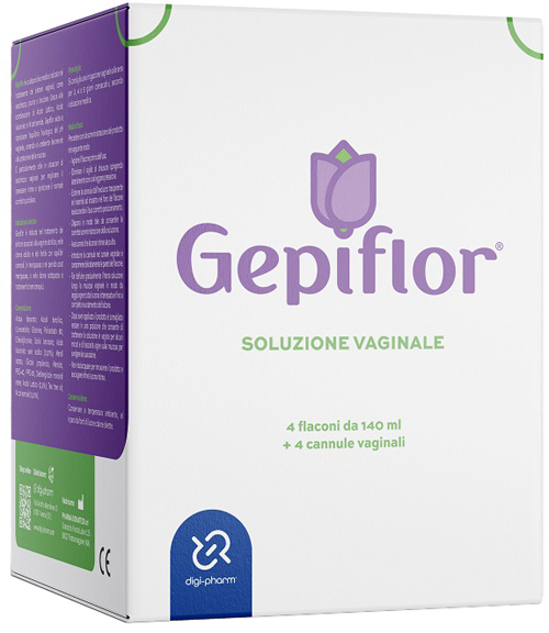 SOLUZIONE VAGINALE GEPIFLOR 4 FLACONI DA 140 ML - pharmaonline24.it