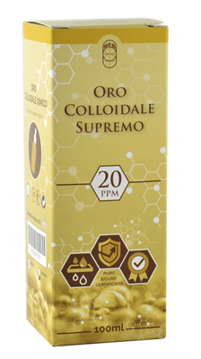 ORO COLLOIDALE SUPREMO 20PPM 100 ML - pharmaonline24.it