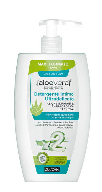 ALOEVERA2 DETERGENTE INTIMO ULTRADELICATO 400 ML - pharmaonline24.it