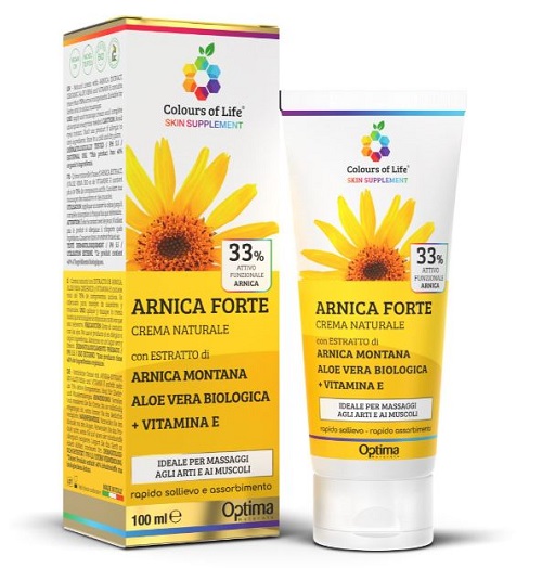 COLOURS OF LIFE SKIN SUPPLEMENT ARNICA FORTE 33% CREMA 100 ML - pharmaonline24.it