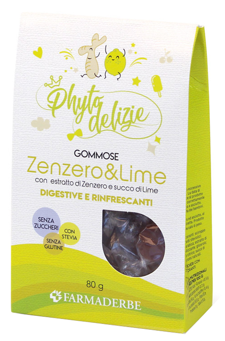 PHYTO DELIZIE GOMMOSE ZENZERO LIME 80 G - pharmaonline24.it